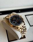 Patek Philippe Grand Complications Chronograph Perpetual Calendar Ebony Black Sunburst Dial on Bracelet 5270/1R-001 Complete 2019
