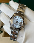 Rolex Datejust 31 Mother of Pearl Roman Diamond Dial on Oyster 178344 Complete 2019