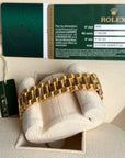 Rolex Day-Date 36 Green Index Dial on President 118238 Card 2010