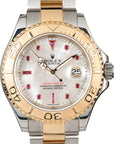 Rolex Yacht Master Mother Of Pearl Dial on Oyster 16623 Service Papers