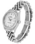 Rolex Datejust Midsize Silver Diamond Dial on Jubilee 178384 Complete 2016