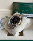 Rolex Datejust 36 Black Diamond Dial on Jubilee 126233 Complete 2024