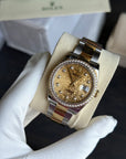 Rolex Datejust Champagne Jubilee Diamond Dial on Oyster 126283RBR Complete 2021
