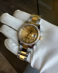 Rolex Datejust Champagne Jubilee Diamond Dial on Oyster 126283RBR Complete 2021
