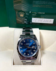 Rolex Datejust Blue Diamond Dial on Oyster 126334 Complete 2022