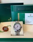 Rolex Datejust Pink Mother of Pearl Roman Dial on Jubilee 178274 Complete 2016