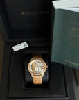 Audemars Piguet Millenary Hand-Wound White Mother of Pearl Dial on Leather Strap 77247OR.ZZ.A812CR.01 Papers 2017