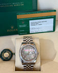Rolex Datejust Dark Mother-Of-Pearl Diamond Dial on Jubilee 116244 Card 2017