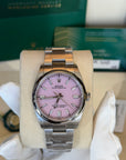 Rolex Oyster Perpetual 36 Candy Pink Index Dial on Oyster 126000 Card 2023