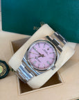 Rolex Oyster Perpetual 36 Candy Pink Index Dial on Oyster 126000 Card 2023