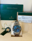 Rolex Milgauss Blue Dial on Oyster 116400GV Complete 2014