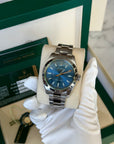 Rolex Milgauss Blue Dial on Oyster 116400GV Complete 2014