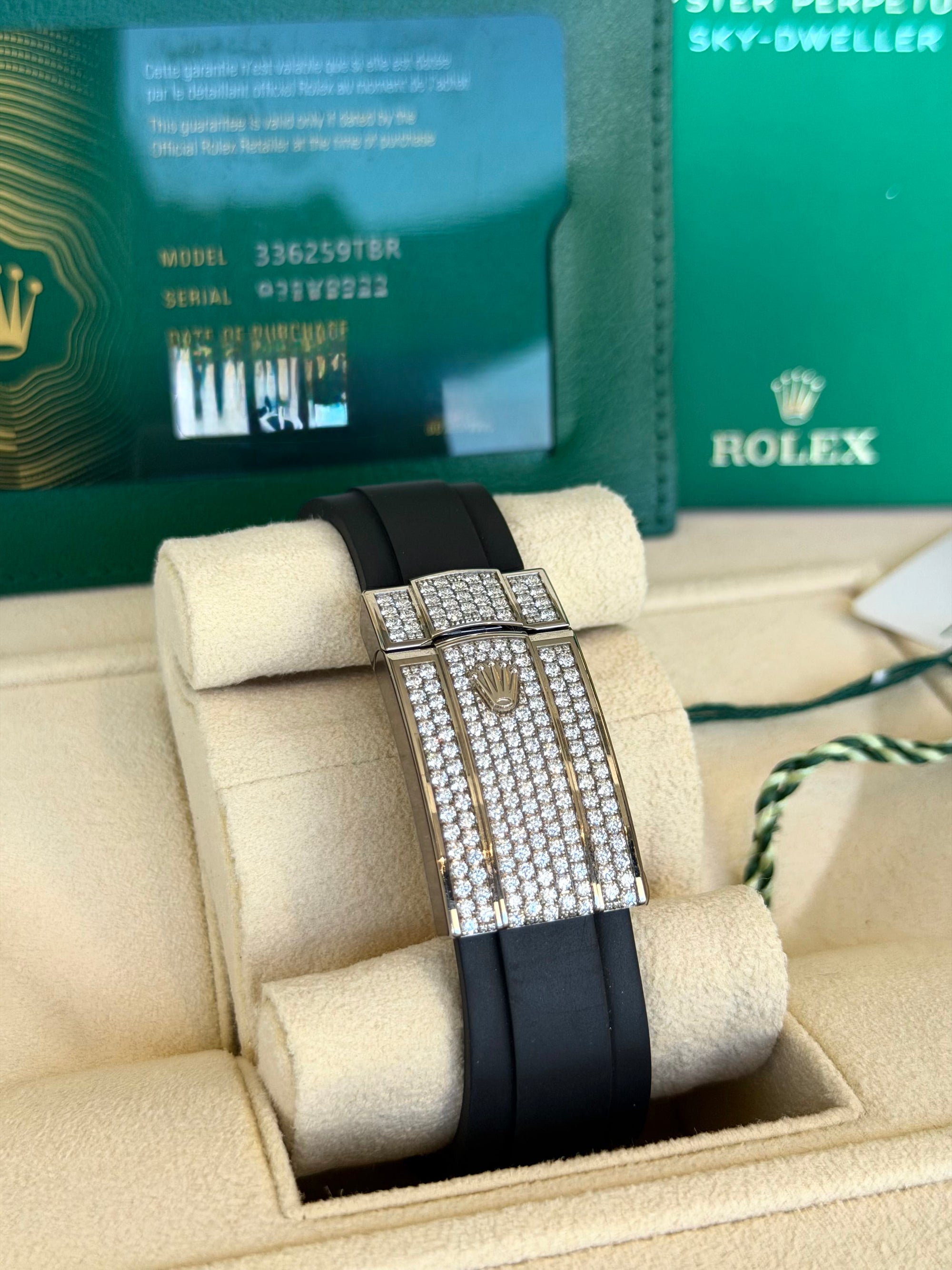 Rolex Sky-Dweller Meteorite Dial on Rubber Strap 336259TBR Complete 2025