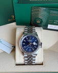 Rolex Datejust Bright Blue Fluted Motif Dial on Jubilee 126234 Complete 2022