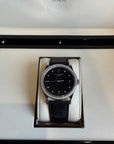 Patek Philippe Calatrava Black Diamond Dial on Strap 5297G-001 Complete 2024