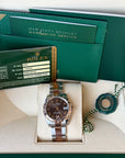 Rolex Datejust 31 Chocolate Roman Dia VI Dial on Oyster 178341 Complete 2012