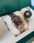 Rolex Datejust 31 Chocolate Roman Dia VI Dial on Oyster 178341 Complete 2012