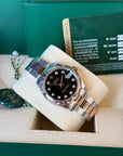 Rolex Datejust 31 Black Diamond Dial on Oyster 178341 Complete 2014