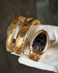 Bvlgari Serpenti Tubogas Black Dial on Spiral Bracelet 101814