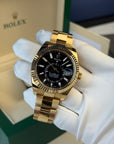 Rolex SkyDweller Black Index Dial on Oyster 326938 Complete 2021