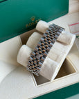 Rolex Datejust Blue Diamond Dial on Jubilee 116234 Complete Open Date