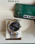 Rolex Datejust 41 Slate Green Roman Dial on Jubilee 126333 Complete 2020