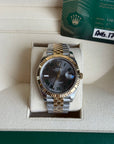 Rolex Datejust 41 Slate Green Roman Dial on Jubilee 126333 Complete 2020