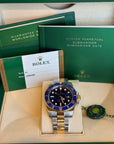 Rolex Submariner Blusey Blue Dial on Oyster 116613LB Complete 2016