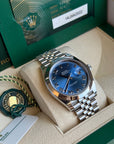 Rolex Datejust 41 Blue Roman Dial on Jubilee 126300 Complete 2022
