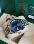 Rolex Datejust 41 Blue Roman Dial on Jubilee 126300 Complete 2022