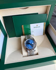 Rolex Datejust 41 Blue Roman Dial on Jubilee 126334 Complete 2020