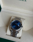 Rolex Datejust 41 Blue Roman Dial on Jubilee 126334 Complete 2020