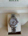 Rolex Datejust Meteorite Diamond Dial on Jubilee 178384RBR Complete 2015