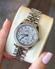 Rolex Datejust Meteorite Diamond Dial on Jubilee 178384RBR Complete 2015
