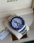 Rolex Yacht-Master II Matt White Dial on Oyster 116680 Complete 2020