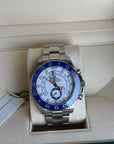 Rolex Yacht-Master II Matt White Dial on Oyster 116680 Complete 2020