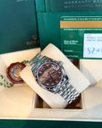 Rolex Datejust 31 Dark Mother of Pearl Diamond Dial on Jubilee 178344 Complete 2017