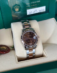 Rolex Datejust 31 Chocolate Diamond Roman Dial on Oyster 278341 Complete 2022