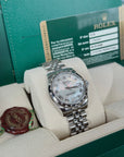 Rolex Datejust 31 Mother of Pearl Roman Diamond Dial on Jubilee 178344 Complete 2013