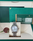 Rolex Datejust 31 Mother of Pearl Roman Diamond Dial on Jubilee 178344 Complete 2013