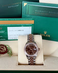 Rolex Datejust Lady Chocolate Roman Dial on Jubilee 279381 Complete 2018