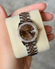 Rolex Datejust Lady Chocolate Roman Dial on Jubilee 279381 Complete 2018