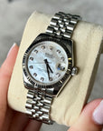 Rolex Datejust Mother of Pearl Diamond Dial on Jubilee 178274 Complete 2000