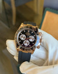 Rolex Daytona Black And Sundust Index Dial on Oysterflex 126515LN Complete 2024