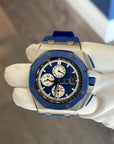 Audemars Piguet Royal Oak Offshore Chronograph Blue Dial on Rubber Strap 26400SO.OO.A335CA.01 Complete