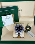 Rolex Submariner Blusey Blue Dial on Oyster 116613LB Complete 2016