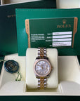 Rolex Lady-Datejust Mother of Pearl Factory Diamond Dial on Jubilee 179383 Complete 2013