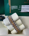 Rolex Lady-Datejust Mother of Pearl Factory Diamond Dial on Jubilee 179383 Complete 2013