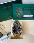 Rolex SkyDweller Black Index Dial on Oyster 326938 Complete 2021