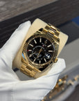 Rolex SkyDweller Black Index Dial on Oyster 326938 Complete 2021